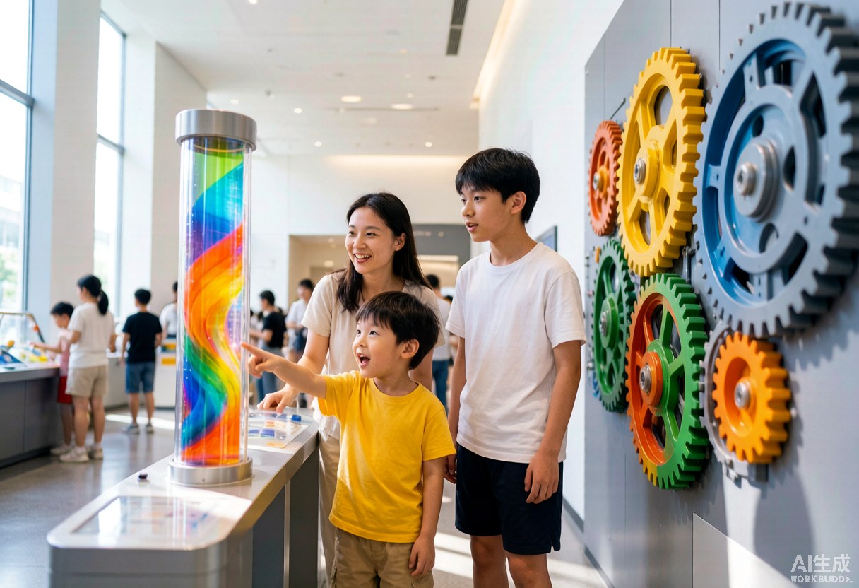 佛山科学馆|小学生青少年科普探索一日游 佛山科学馆亲子家庭体验科技互动装置