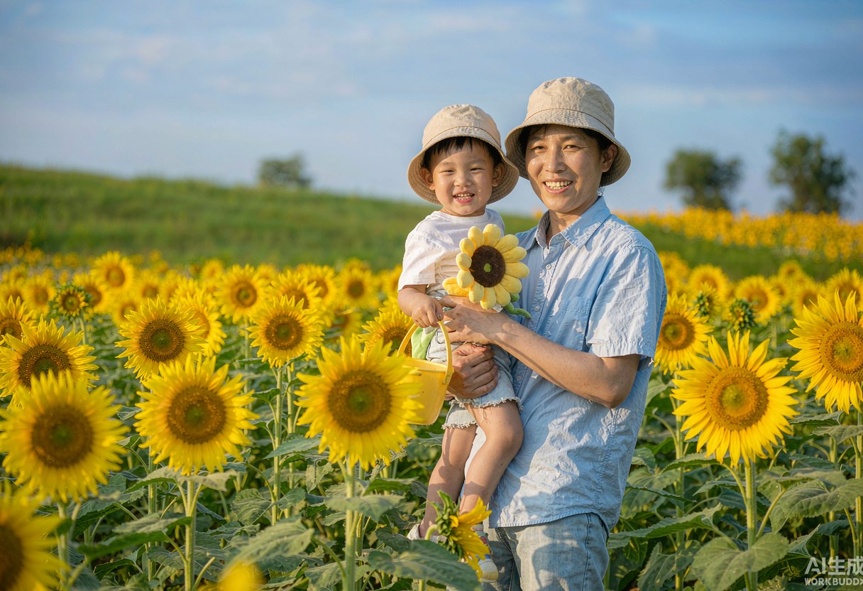白云山云台花园|秋日向日葵展亲子赏花 广州白云山云台花园亲子向日葵花海