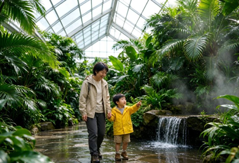 华南国家植物园天河区亲子逛温室群场景
